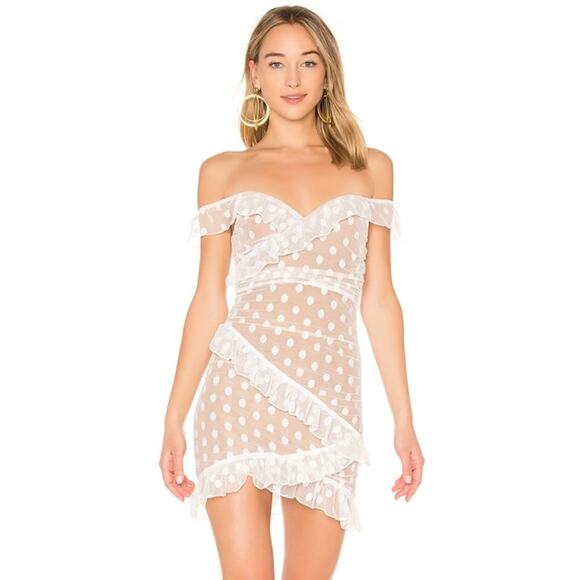 Majorelle Bandit Dress in White NWOT Size Small - Picture 1 of 4